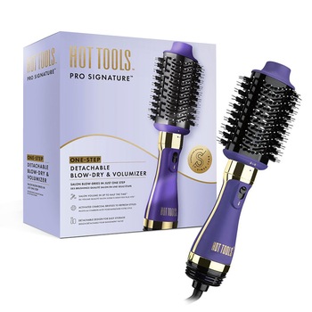 Perie electrica Hot Tools One-Step Blow Dry Volumizer, cap detasabil interschimbabil, Pro Signature, HTDR5586UKE Perie electrica Hot Tools One-Step Blow Dry Volumizer, cap detasabil interschimbabil, Pro Signature, HTDR5586UKE