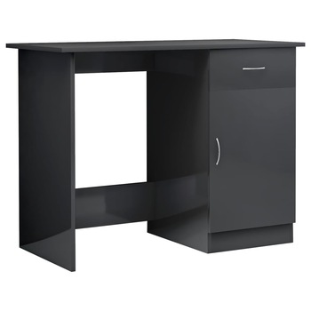 Birou, gri extralucios, 100 x 50 x 76 cm, PAL 801088 Birou, gri extralucios, 100 x 50 x 76 cm, PAL 801088