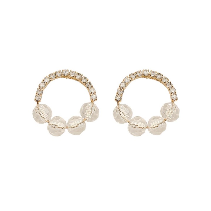 Cercei YWD-FMM, Otel inoxidabil, Model hj-e4360, Auriu