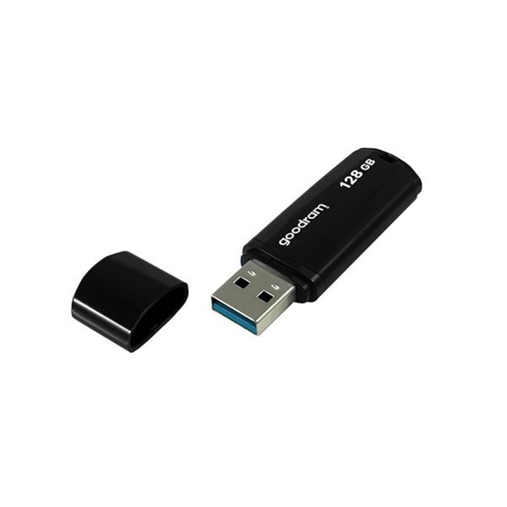 USB memória, Pendrive Goodram, 128 GB, USB 3.2, Gen 1, 60 MB/s (rd) - 20 MB/s (wr), flash meghajtó, fekete