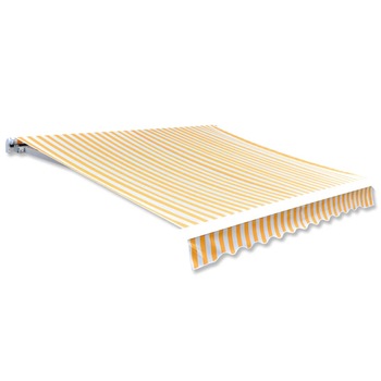 Panza copertina Galben floarea-soarelui&alb 3x2,5m (cadrul nu este inclus) 141016 Panza copertina Galben floarea-soarelui&alb 3x2,5m (cadrul nu este inclus) 141016