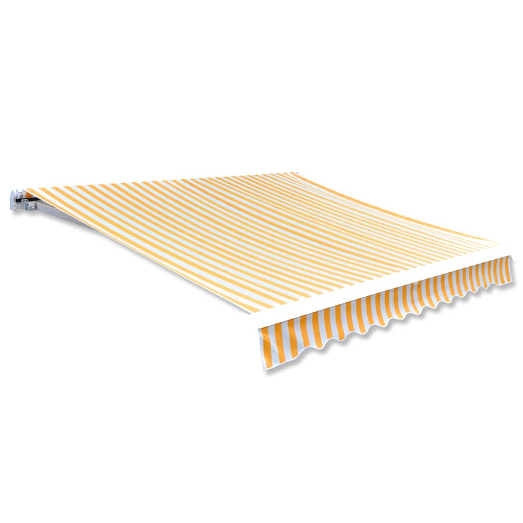 Panza copertina Galben floarea-soarelui&alb 4x3 m (cadrul nu este inclus) 141017