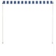Copertina retractabila, albastru si alb, 100 x 150 cm 145889