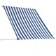 Copertina retractabila, albastru si alb, 100 x 150 cm 145889