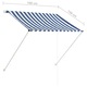 Copertina retractabila, albastru si alb, 100 x 150 cm 145889