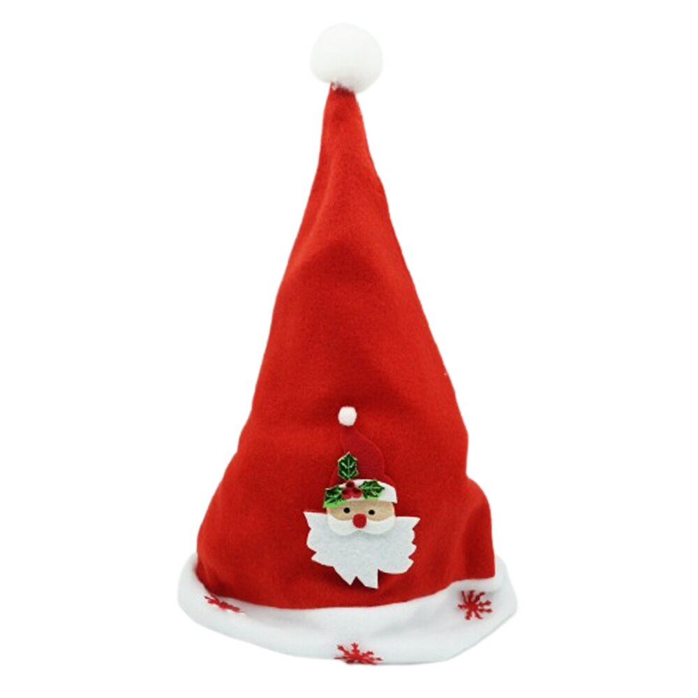 Caciula De Craciun Zenino® - Model Mos Craciun, Marime Universala, Rosu