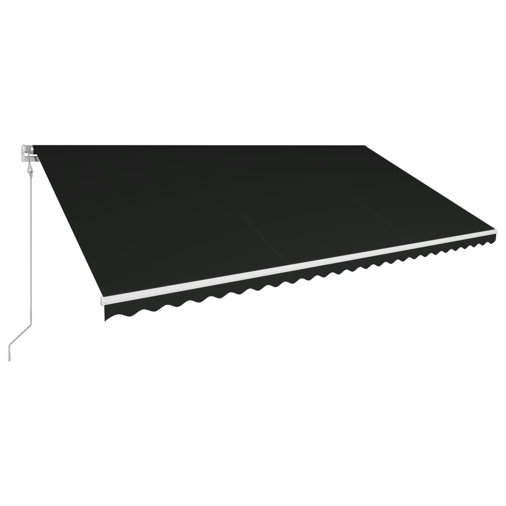 Copertina retractabila automat, antracit, 600 x 300 cm 3051207