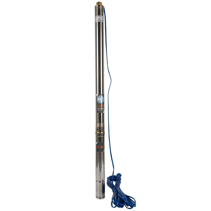 Pompa submersibila IBO Dambat 3TI27, 0.75kW, debit maxim 50l/min, inaltime refulare 110m, diametru refulare 1 toli, rezistenta sporita la nisip