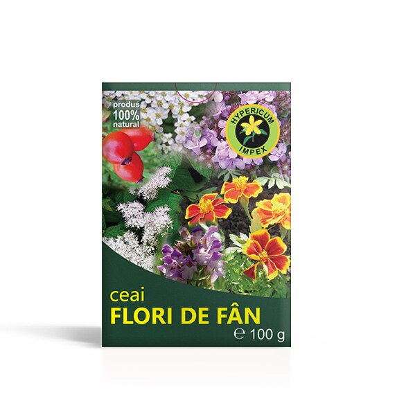 Ceai Flori de fan 100 g Hypericum Impex