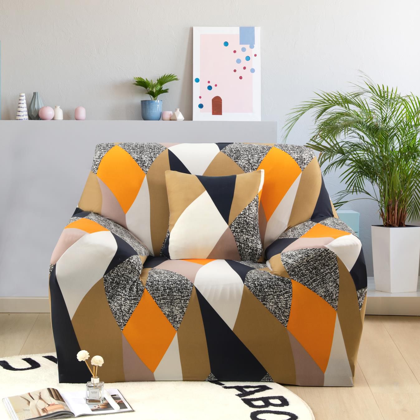 Husa SOFTSTRECH – elastica pentru fotoliu , Ss*7 , 90 x 140