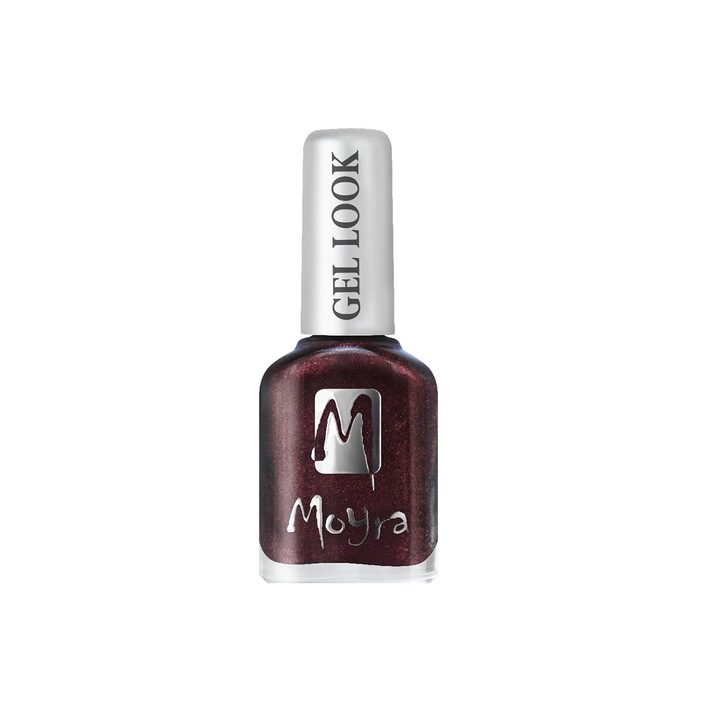 Lac de unghii Moyra Gel Look 12ml 939 Burgundia