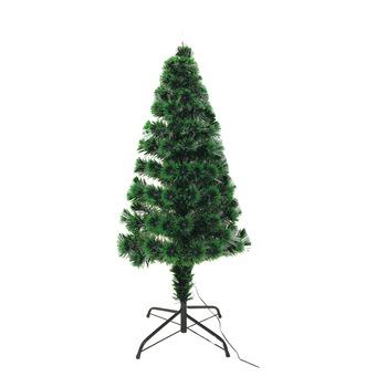 Brad artificial fibra optica de Craciun, Hoff, cu 225 Led-uri RGB, flash, 180 cm Brad artificial fibra optica de Craciun, Hoff, cu 225 Led-uri RGB, flash, 180 cm