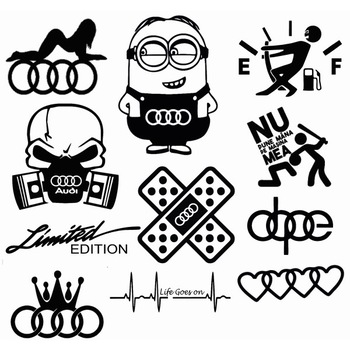 Set 11 stickere auto personalizate Audi 50 x 50 cm Set 11 stickere auto personalizate Audi 50 x 50 cm
