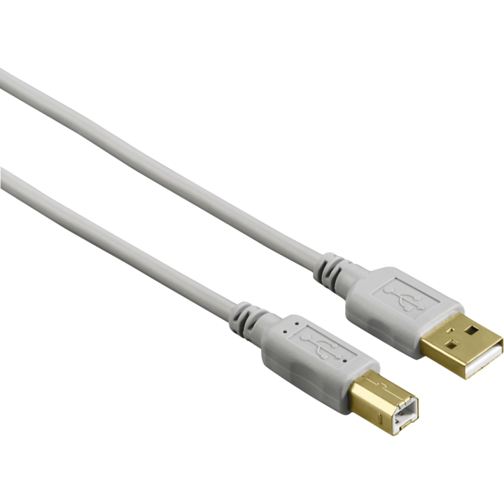 Cablu USB Hama, USB 2.0, aurit, 1.5 m