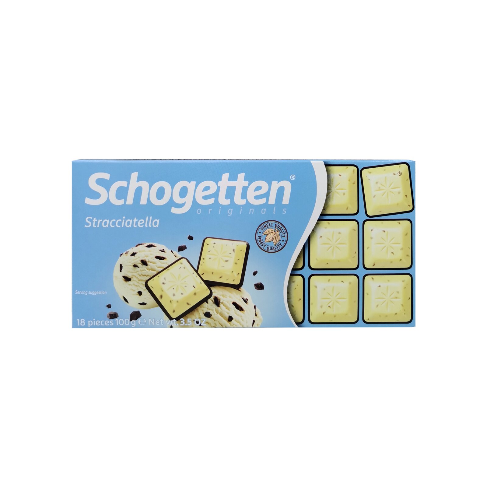 Ciocolata Schogetten, Stracciatella, 100g