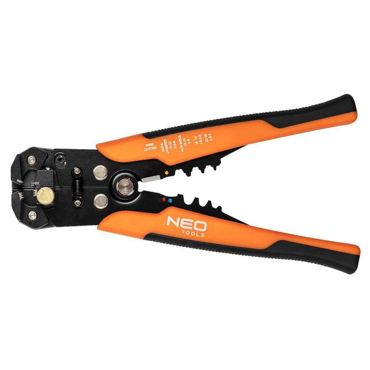 Клещи NEO за кримпване 22-10 AWG, Автоматични, Предни, 200 мм