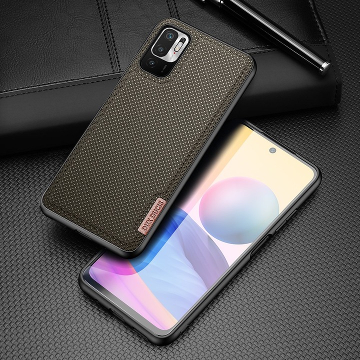 Husa Dux Ducis Fino Compatibila cu Xiaomi Redmi Note 10 5G / POCO M3 PRO, TPU, Verde