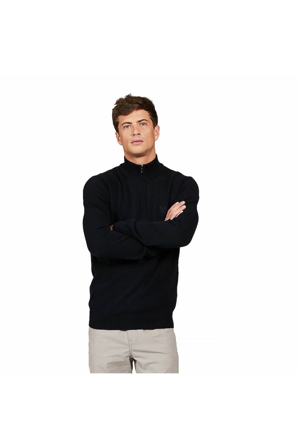 Pulover pentru barbati, Aigle Knithalf-s, Bleumarin