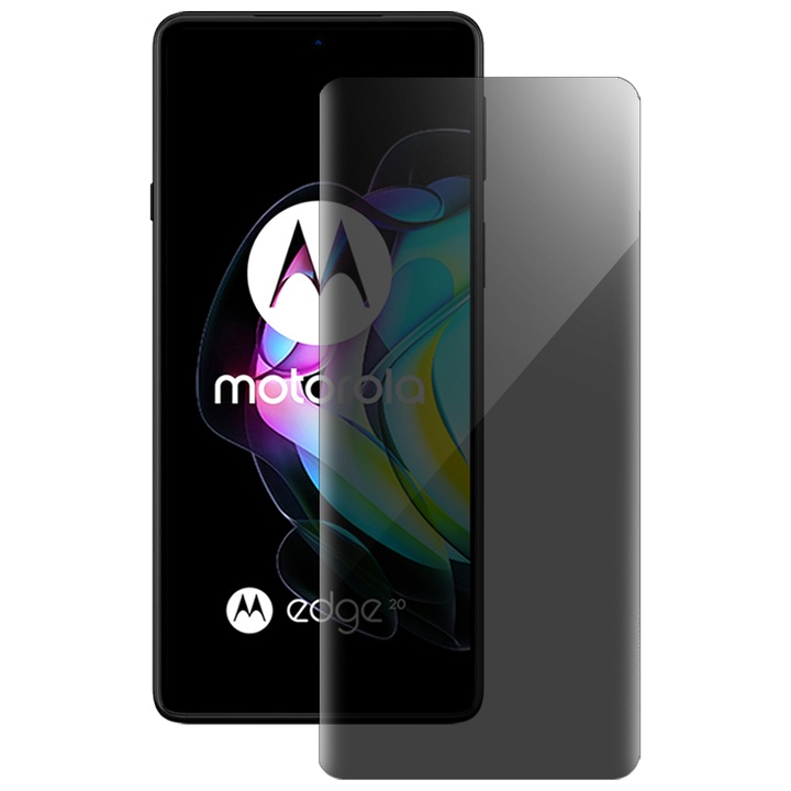 Протектор SILKASE privacy film за Motorola Edge 20, Защита на екрана, Силикон
