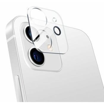 Folie de sticla securizata, 10H, pentru camera spate, compatibila cu iPhone 12, Transparenta Folie de sticla securizata, 10H, pentru camera spate, compatibila cu iPhone 12, Transparenta