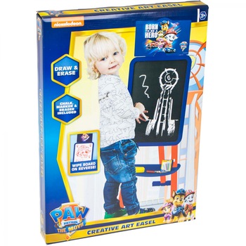 Tabla magnetica cu stativ si depozitare, Paw Patrol Multicolor Tabla magnetica cu stativ si depozitare, Paw Patrol Multicolor