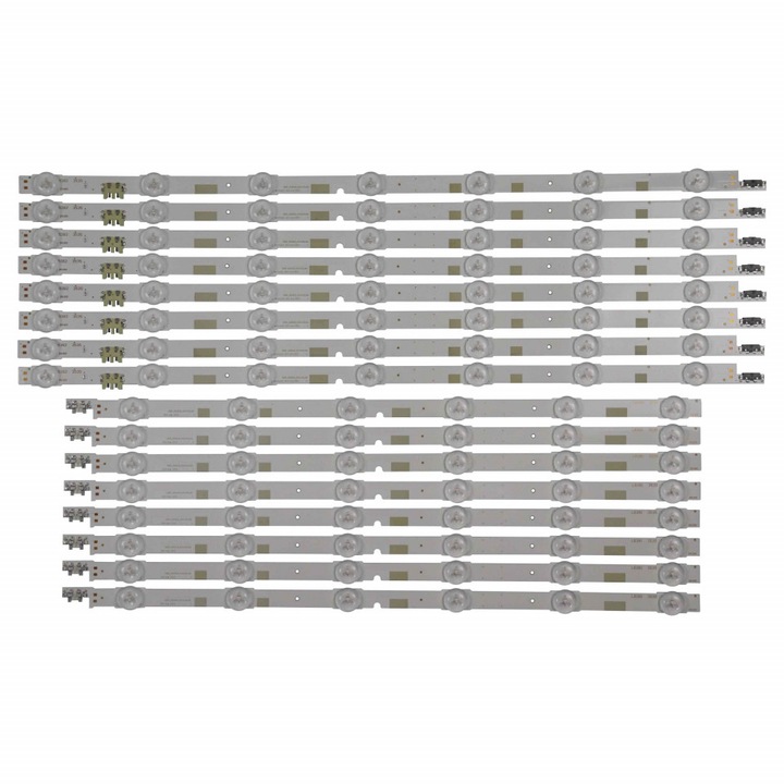 OEM Samsung 50" TV LED Sáv, V5DR-500SCA-R1, V5DR-500SCB-R1, BN96-38479A & BN96-38480A, UE50JU6800WXXH (8*(6led+7led))