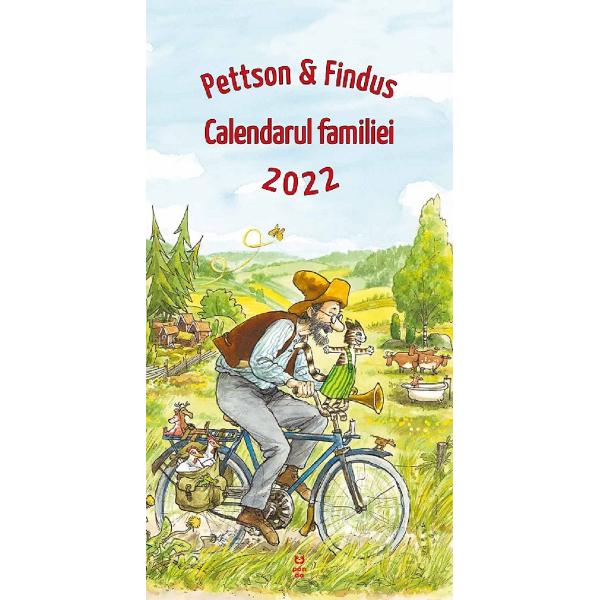 Pettson si Findus. Calendarul familiei 2022 - Sven Nordqvist