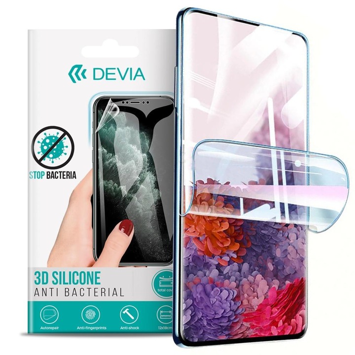Folie Devia Silicon compatibila cu Samsung Galaxy S21 Ultra