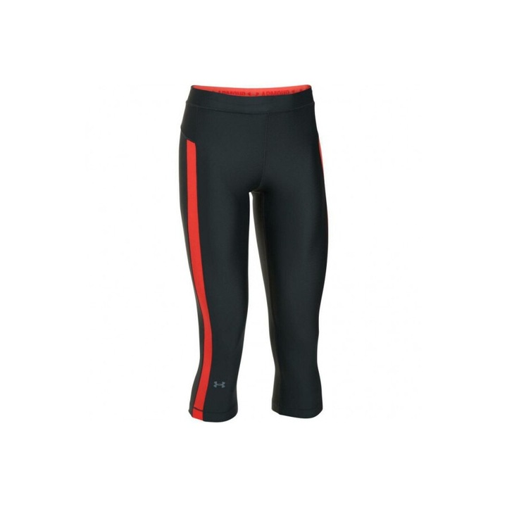 Under Armour HG Coolswitch Capri nadrág, méret: XS, fekete