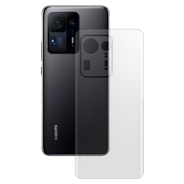 SILKASE matt hátfólia Xiaomi Mix 4-hez, hátvédelem, megújuló szilikon