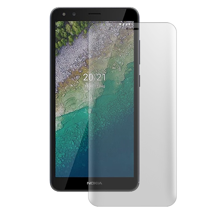 SILKASE матово фолио за Nokia C01 Plus, защита на екрана, възобновяем силикон