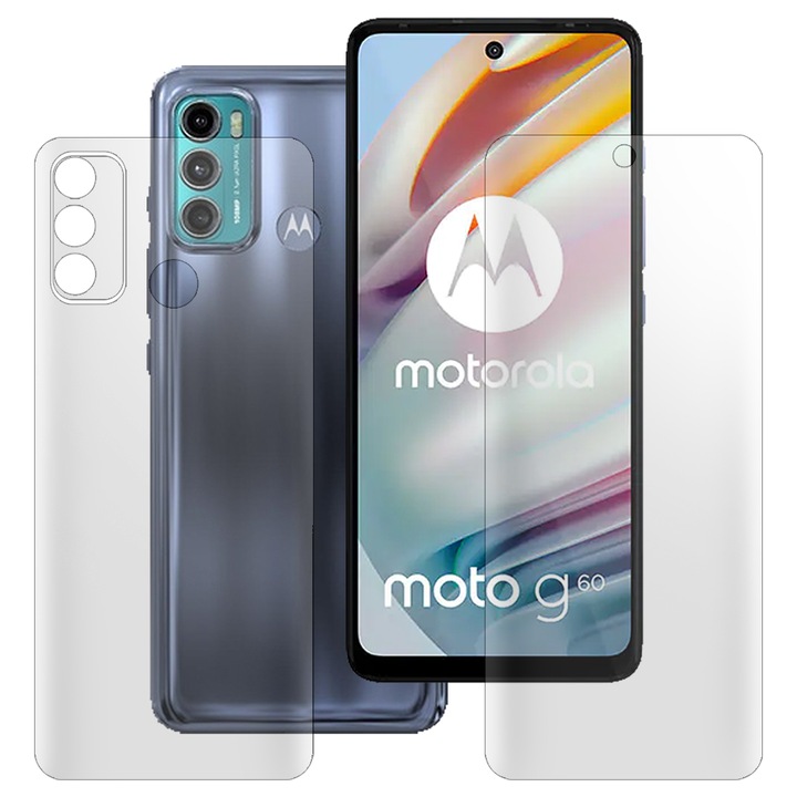 Комплект 2 матови фолиа SILKASE за Motorola Moto G60, защита на телефона, възобновяем силикон