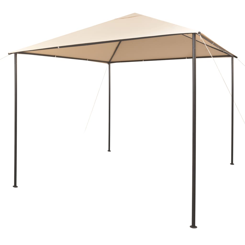 Foisor pavilion cort, baldachin, 3x3 m otel, bej 43172