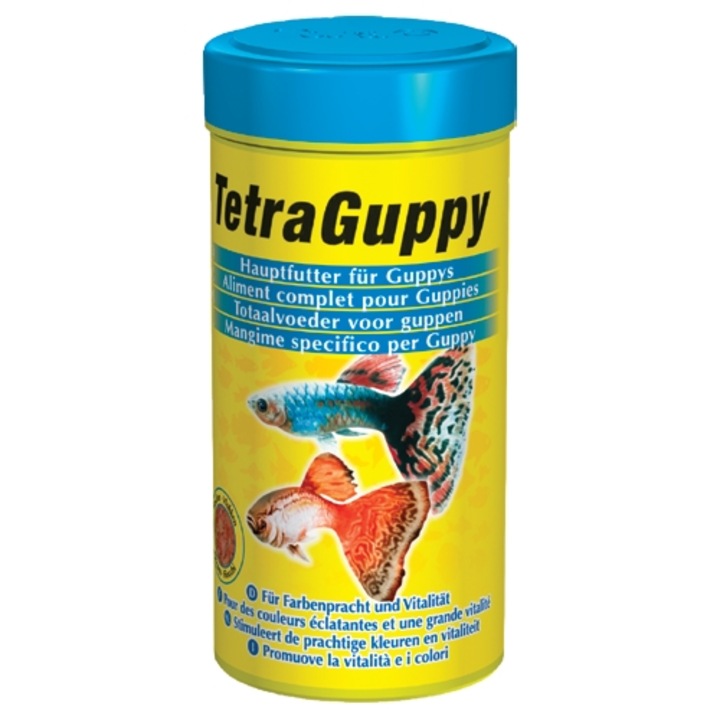 Hrana pentru pesti Tetra Guppy, 100ml