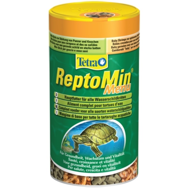 Hrana pentru broaste testoase Tetra Reptomin Menu, 250 ml