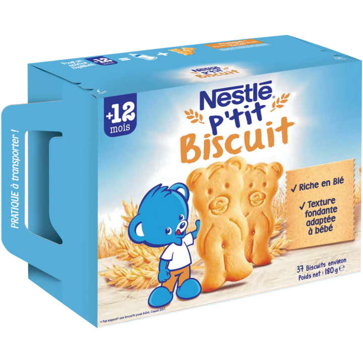 Бисквити Nestle P'TIT, 180 гр, От 1 г