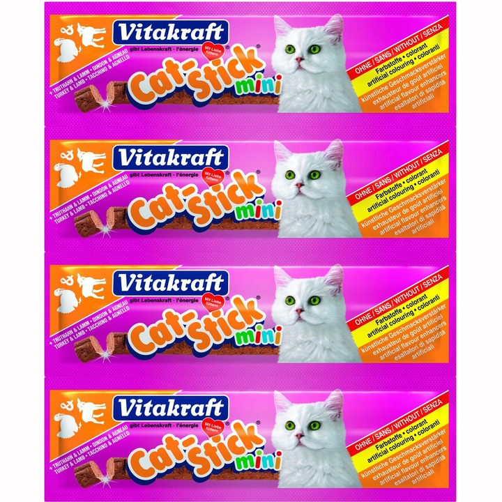 Крекер Пуйка/Агнешко за котки, Vitakraft Mini, 3+1 Промо