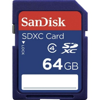 Card de memorie SanDisk SDXC, 64GB, Class 4 Card de memorie SanDisk SDXC, 64GB, Class 4