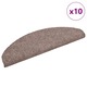 Set covorase scari autoadezive vidaXL, 10 buc., crem, 65x21x4 cm, punch 149699