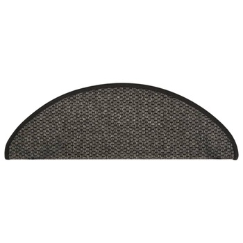 Set covorase scari autoadezive, 15 buc gri 65x25 cm, aspect sisal 326873 Set covorase scari autoadezive, 15 buc gri 65x25 cm, aspect sisal 326873