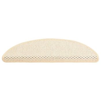 Set covorase scari autoadezive 15 buc crem 56x20 cm aspect sisal 326869 Set covorase scari autoadezive 15 buc crem 56x20 cm aspect sisal 326869