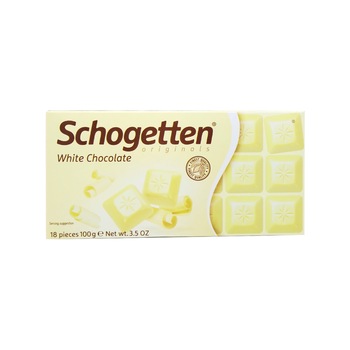 Ciocolata Schogetten, Alba, 100g Ciocolata Schogetten, Alba, 100g