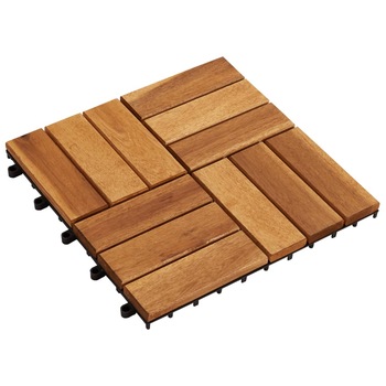 Set dale de salcam pentru terase, 30 x 30 cm, 10 buc 41585 Set dale de salcam pentru terase, 30 x 30 cm, 10 buc 41585