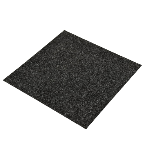 Set dale mocheta pentru podea, 20 buc, negru, 5 m² 322414