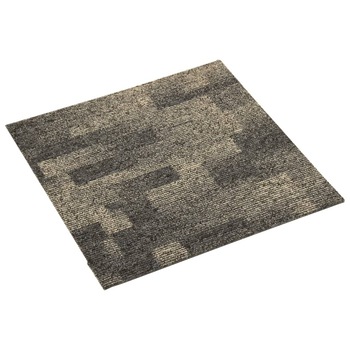 Set dale mocheta pentru podea, 20 buc, gri si bej, 5 m² 331485 Set dale mocheta pentru podea, 20 buc, gri si bej, 5 m² 331485