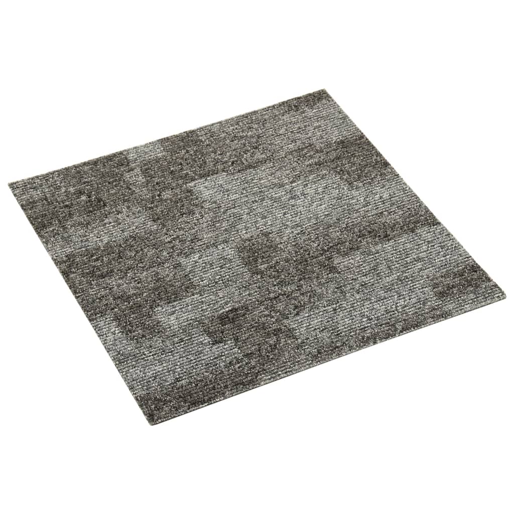 Set dale mocheta pentru podea, 20 buc, gri, 5 m² 331486