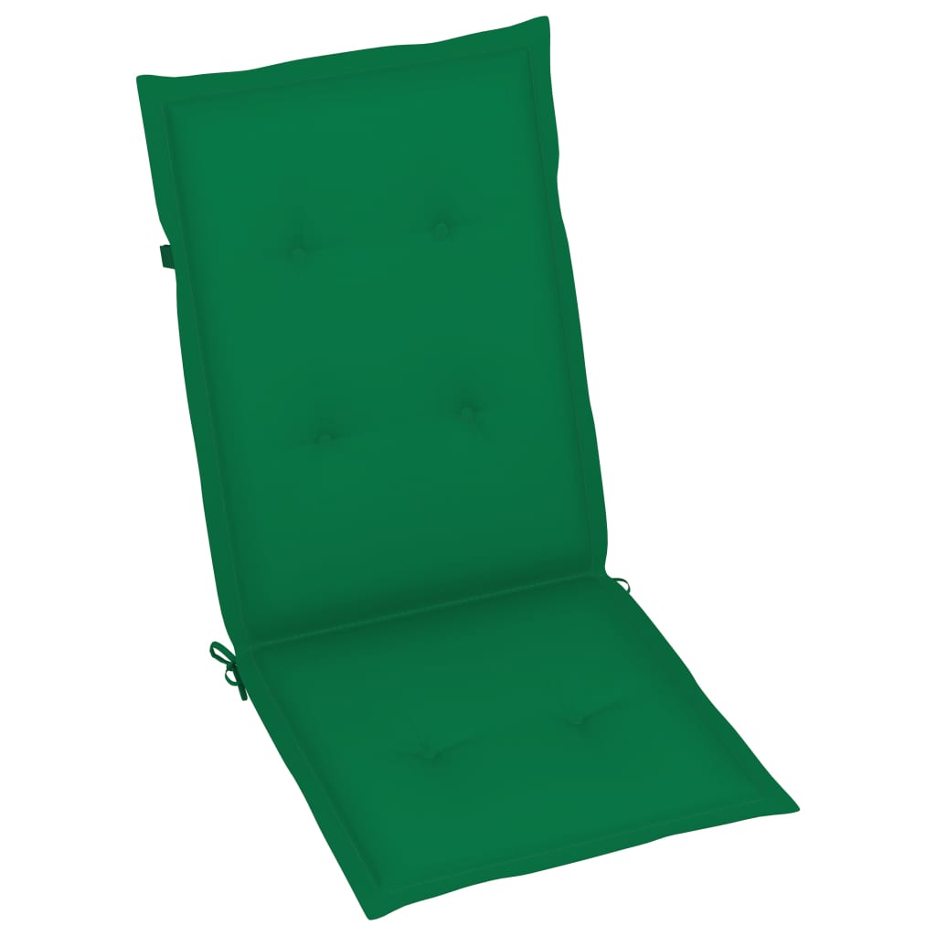 Set perne scaun de gradina, 6 buc, verde, 120 x 50 x 4 cm 314109