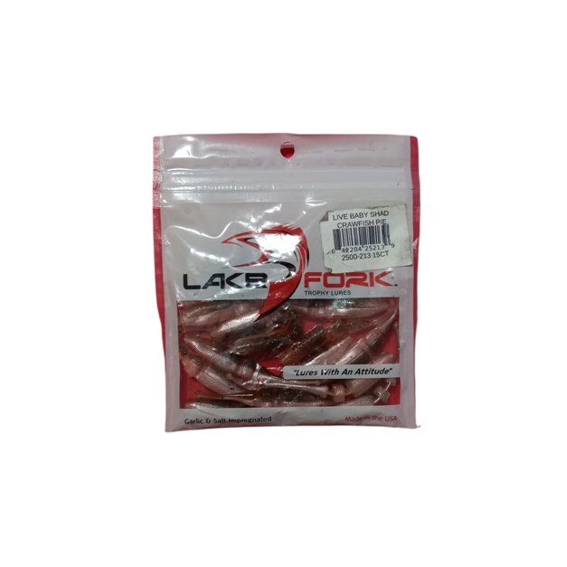 Shad Lake Fork Live Baby 2.25 inch Crawfish Pie 15/plic