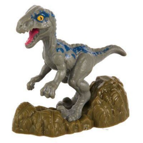 Figurina Jurassic World, Velociraptor Blue, 3 cm