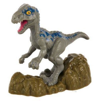 Figurina Jurassic World, Velociraptor Blue, 3 cm Figurina Jurassic World, Velociraptor Blue, 3 cm